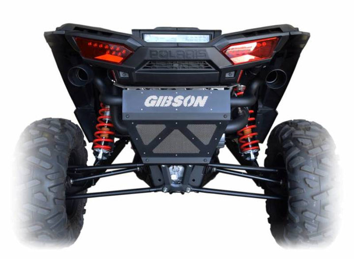 Gibson Polaris RZR UTV Beauty Plate - Black Ceramic - Bull Strap