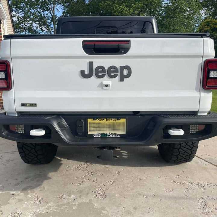 Oracle Jeep Gladiator JT Rear Bumper LED Reverse Lights w/ Plug & Play Harness - 6000K - Bull Strap