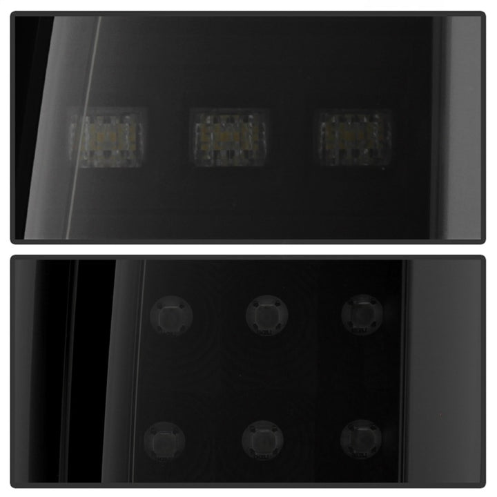 Spyder Chevy Tahoe / Suburban 15-17 LED Tail Lights - Black Smoke (ALT-YD-CTA15-LED-BSM) - Bull Strap
