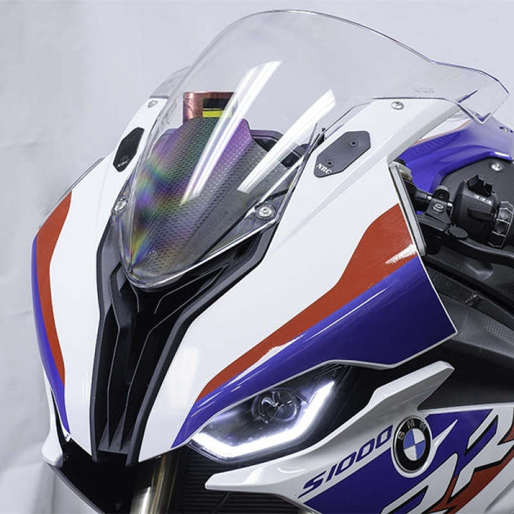 New Rage Cycles 20+ BMW S1000RR Mirror Block Off Plates - Bull Strap