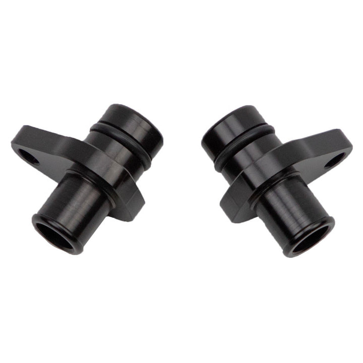 Wehrli 04.5-2010 Duramax LLY/LBZ/LMM Crankcase Vent (PCV) Fitting Kit - Billet Black Anodized - Bull Strap