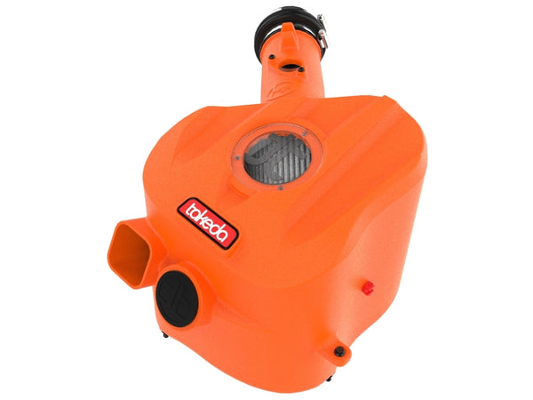 aFe 2023+ Toyota GR Corolla Takeda Momentum Cold Air Intake System Orange w/ Pro DRY S Filter - Bull Strap