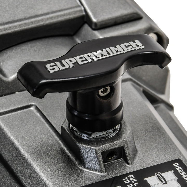 Superwinch 10000 LBS 12V DC 3/8in x 85ft Wire Rope SX 10000 Winch - Bull Strap