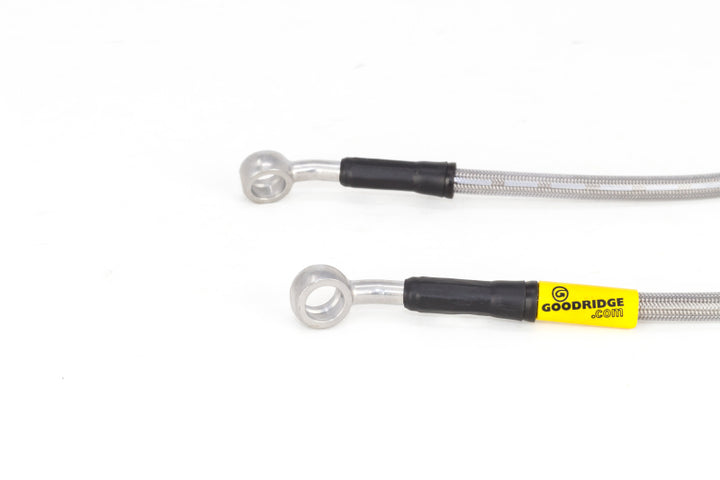 Goodridge 89-91 Honda Civic/CRX (w/Rear Drum) Stainless Steel Brake Line Kit - Bull Strap