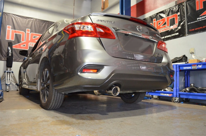 Injen 2017+ Nissan Sentra 1.6L Turbo 4cyl SS Axle-back Exhaust - Bull Strap