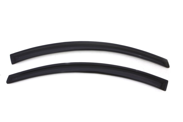 AVS 98-10 Volkswagen Beetle Ventvisor Outside Mount Window Deflectors 2pc - Smoke - Bull Strap