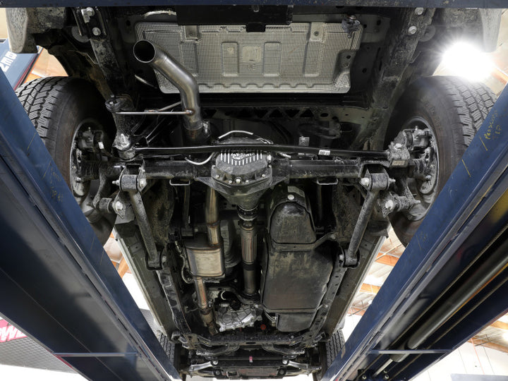 aFe Apollo GT Series 3in 409SS Cat-Back Ford Bronco 2021 L4 2.3L/V6 2.7L - Polished - Bull Strap