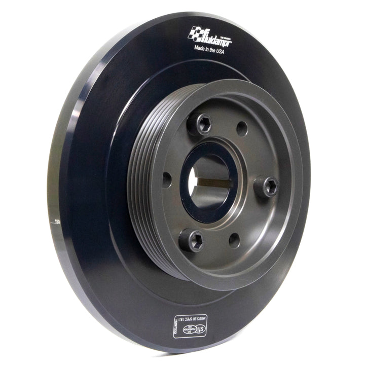 Fluidampr Toyota 1JZ/2JZ I-6 Underdrive Pulley Harmonic Balancer - Bull Strap