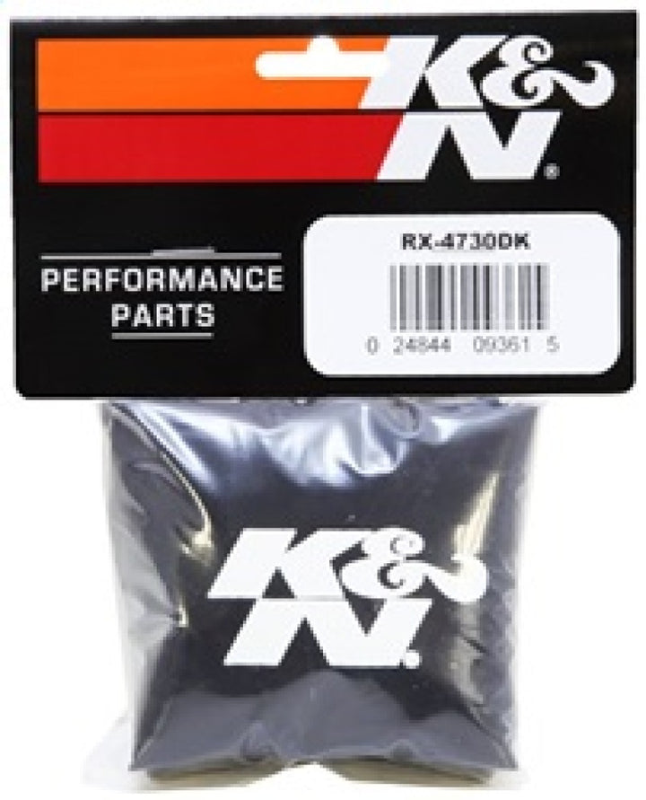 K&N Drycharger Air Filter Wrap Black RX-4730 - Bull Strap