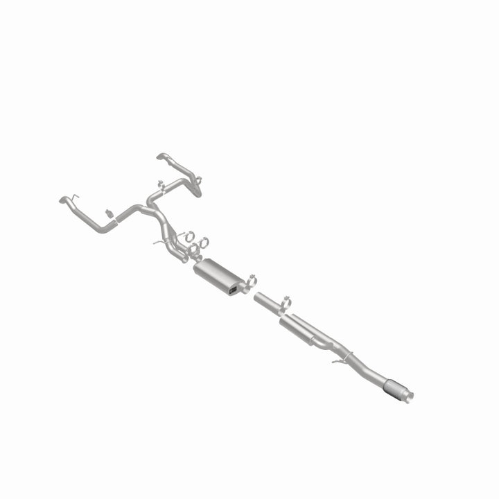 MagnaFlow 24-25 Chevrolet/GMC Silverado/Sierra 1500 ZR2/AT4X Overland Series Cat-Back Exhaust System - Bull Strap