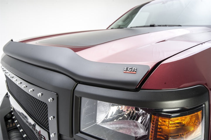EGR 14+ GMC Sierra Superguard Hood Shield - Matte (301585) - Bull Strap