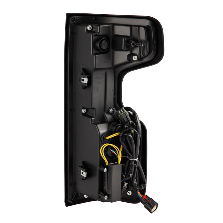 AlphaRex 19-24 Chevy Silverado 1500 / 20-24 2500HD/3500HD LUXX-Series LED Tail Lights Alpha Black - Bull Strap