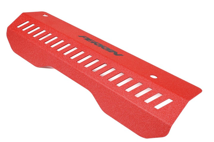 PERRIN 22-25 Subaru WRX Pulley Cover - Red (SHORT - For Use w/PERRIN AOS) - Bull Strap