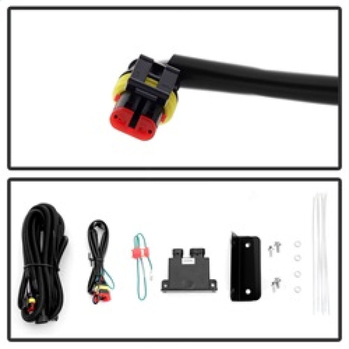 Spyder Toyota Tundra 14-16 Daytime LED Running Lights System - Blk FL-DRL-TTU2014-BK - Bull Strap