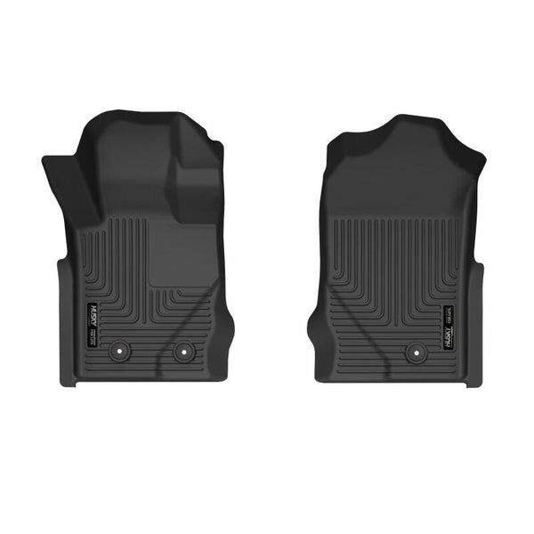 Husky Liners 21-22 Ford Bronco 2/4 Door X-Act Front Floor Liners - Black - Bull Strap