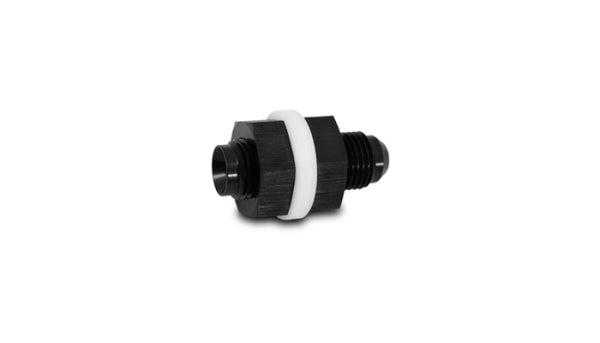 Vibrant -12AN Fuel Cell Bulkhead Adapter Fitting (w/ 2 PTFE Crush Washers & Nut) - Bull Strap