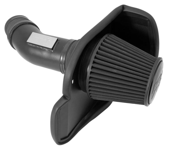 K&N 11-13 Dodge Challenger V8/12-13 Charger V8 / 12-13 Chrysler 300 Black Performance Intake Kit - Bull Strap