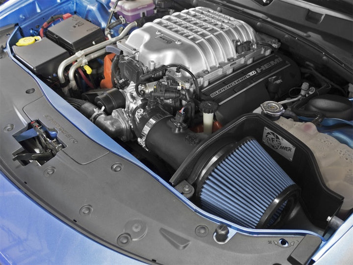 aFe MagnumFORCE Intakes Stage-2 P5R AIS 15-16 Dodge Challenger SRT Hellcat 6.2L V8 (sc) - Bull Strap