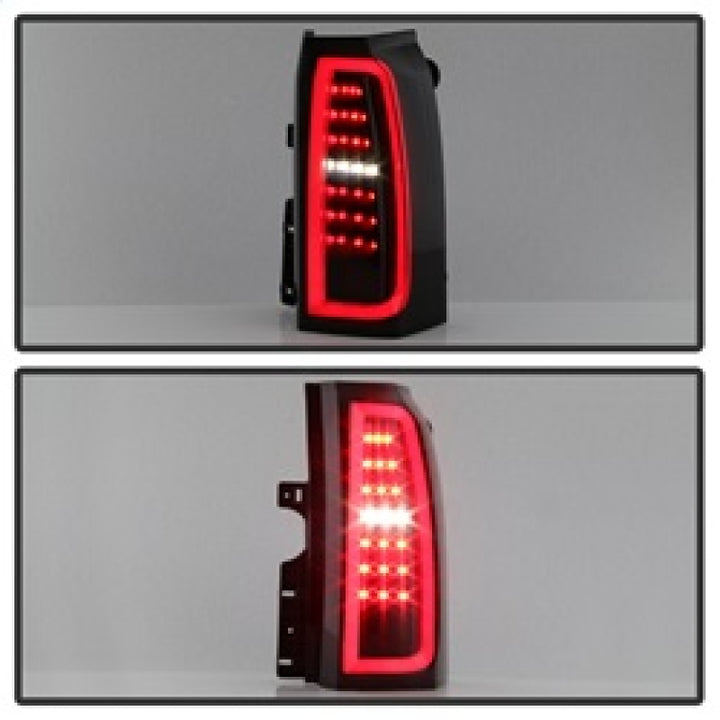 Spyder Chevy Tahoe / Suburban 15-17 LED Tail Lights - Black Smoke (ALT-YD-CTA15-LED-BSM) - Bull Strap