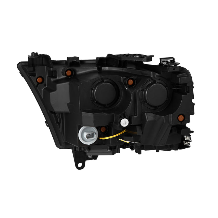 AlphaRex 19-23 Dodge Ram 1500 (No Clsc/Ltd/TRX) NOVA-Series LED Proj HL Alpha-Black (Converter Req.) - Bull Strap