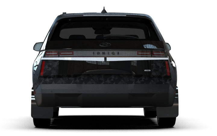 Rally Armor 2025 Hyundai Ioniq 5 XRT Black Mud Flap Black Logo - Bull Strap