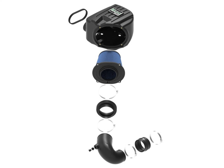 aFe Quantum Pro 5R Cold Air Intake System 94-02 Dodge Cummins L6-5.9L - Oiled - Bull Strap