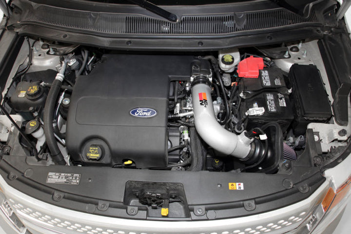 K&N 11 Ford Explorer 3.5L V6 Performance Intake Kit - Bull Strap