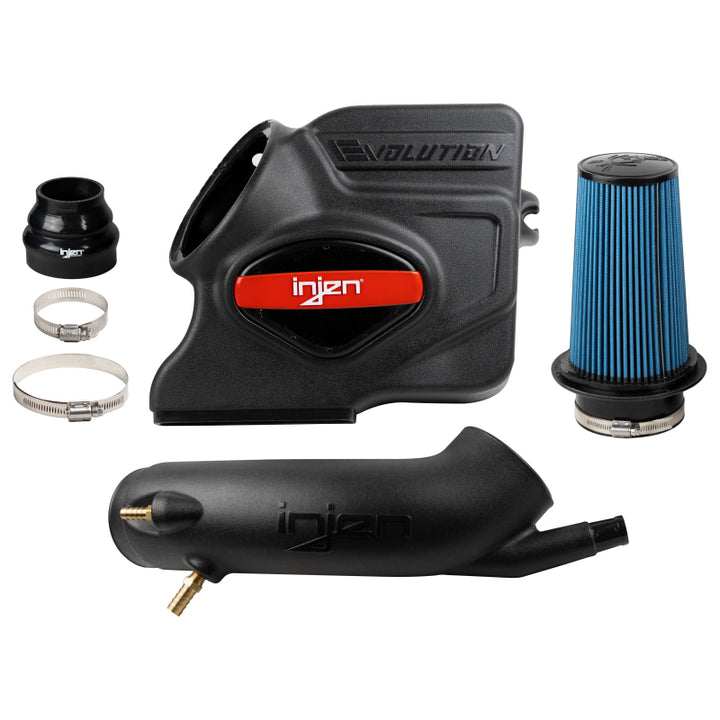 Injen 19-22 Hyundai Veloster N 2.0L Turbo Evolution Intake - Dry Filter - Bull Strap