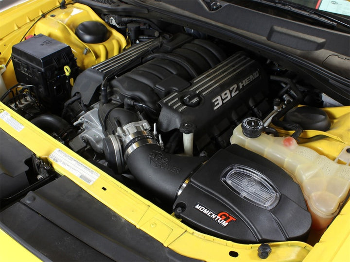aFe Momentum GT Pro Dry S Stage-2 Intake System 11-15 Dodge Challenger/Charger R/T V8 6.4L HEMI - Bull Strap
