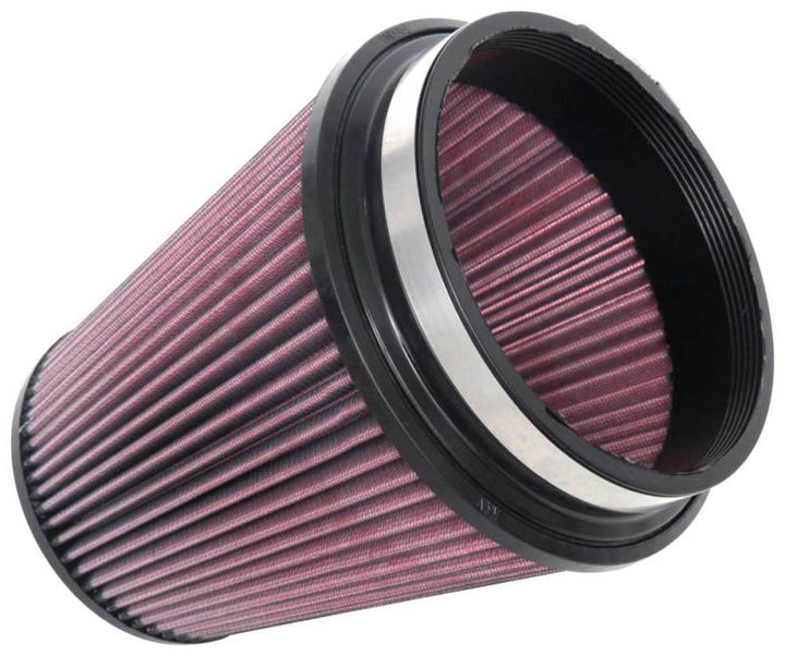 K&N Universal Clamp-On Air Filter 6in FLG / 7-1/2in B / 5in T / 8in H - Bull Strap