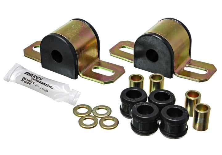 Energy Suspension 68-82 Chevrolet Corvette Black 9/16in Rear Sway Bar Bushings - Bull Strap