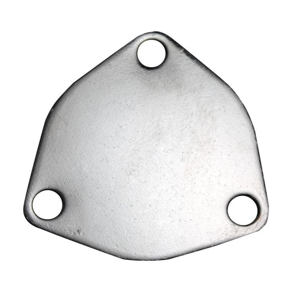 QTP 2.5in Bolt-On QTEC 3 Bolt Cover Plate - Bull Strap