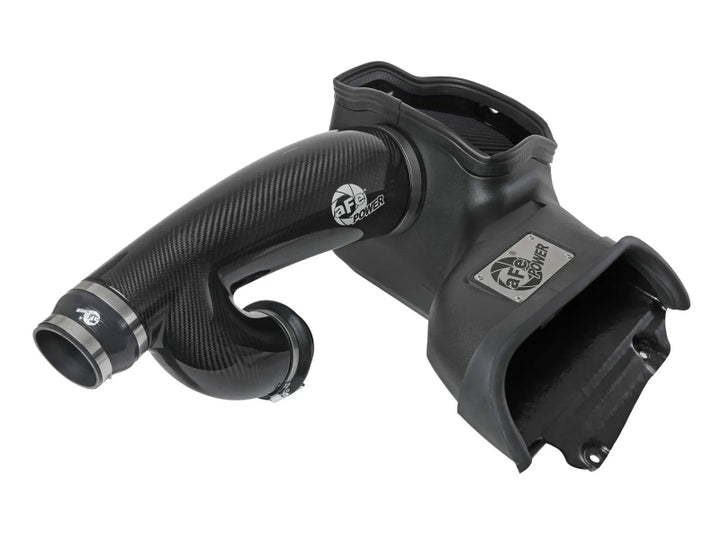 aFe 21-24 Ford F150 Raptor Track Series Carbon Fiber Cold Air Intake System w/ Black Pro 5R Filter - Bull Strap