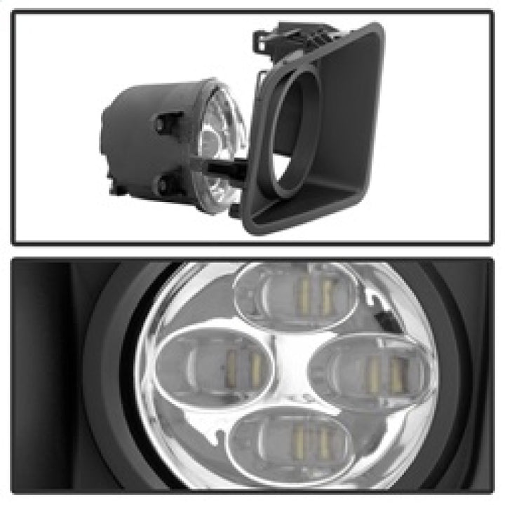 Spyder Toyota Tundra 2014-2016 Daytime DRL LED Running Fog Lights w/Switch Clear FL-DRL-TTU14-C - Bull Strap