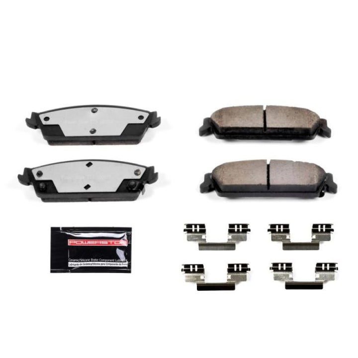 Power Stop 99-00 Cadillac Escalade Rear Z36 Truck & Tow Brake Pads w/Hardware - Bull Strap