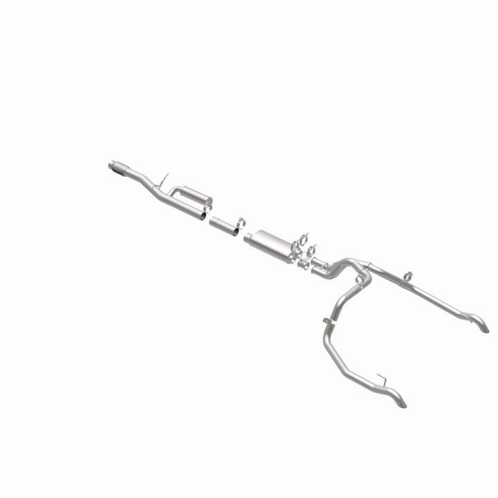 MagnaFlow 24-25 Chevrolet/GMC Silverado/Sierra 1500 ZR2/AT4X Overland Series Cat-Back Exhaust System - Bull Strap