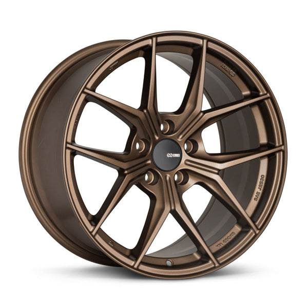 Enkei TSR-X 20x9.5 40mm Offset 5x114.3 BP Gloss Bronze Wheel - Bull Strap