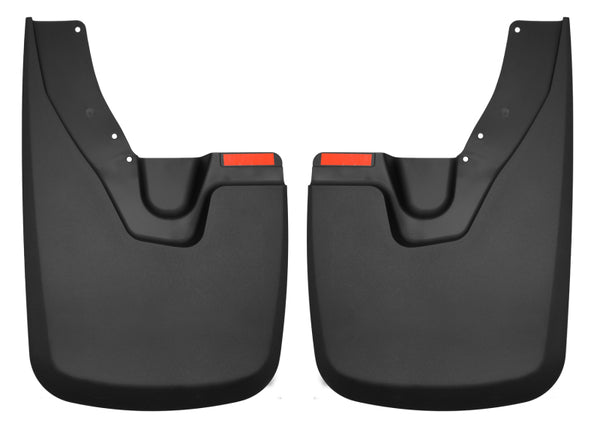 Husky Liners 19-22 Dodge RAM 1500/2500/3500 w/ OEM Fender Flares Custom-Molded Front Mud Guards - Bull Strap