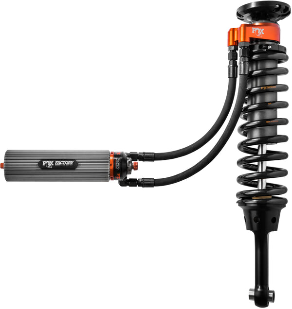 Fox Ford Raptor 3.0 Factory Series 7.9in Int. Bypass Remote Res. Front Coilover Set DSC Adj. - Blk - Bull Strap
