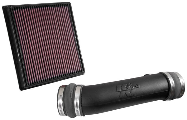 K&N 16-19 Toyota Tacoma V6-3.5L Performance Air Intake System - Bull Strap
