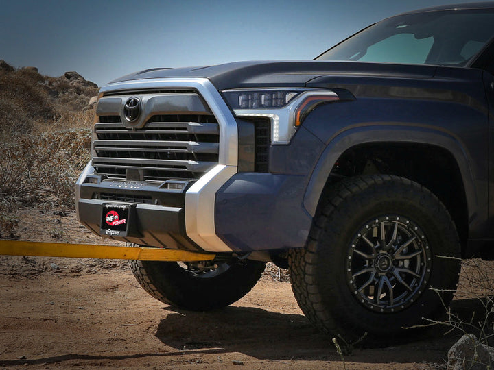 aFe Toyota Tundra 2022 V6-3.5L (tt) Front Tow Hook Gray - Bull Strap