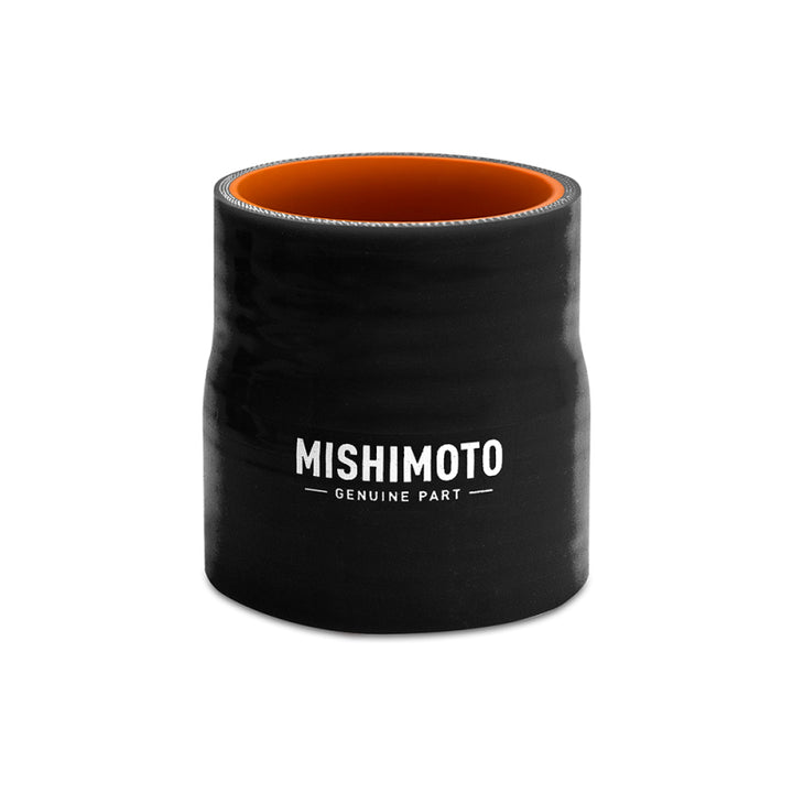 Mishimoto 3.5 to 4 Inch Silicone Transition Coupler - Black - Bull Strap