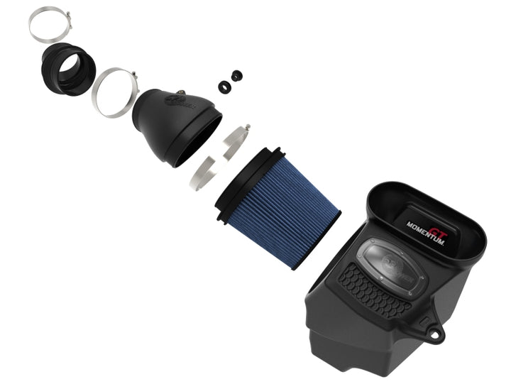 aFe 21 Jeep Wrangler 392 JL V8-6.4L Momentum GT Cold Air Intake System w/ Pro 5R Filter - Bull Strap