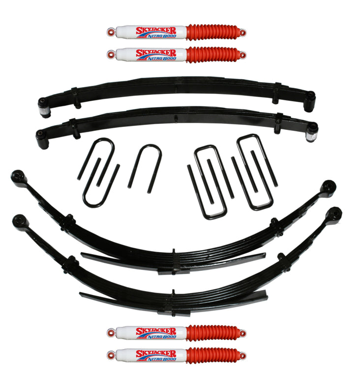 Skyjacker 4"SYS,87-91DODGE CUM,4MONOS - Bull Strap