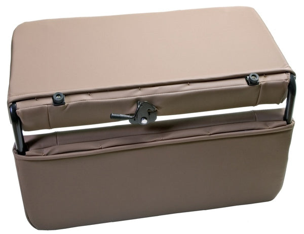 Rugged Ridge Fixed Rear Seat Tan 55-95 Jeep CJ / Jeep Wrangler - Bull Strap