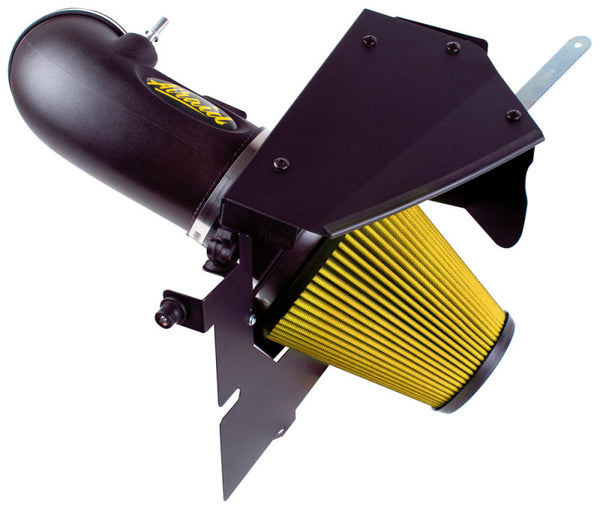 Airaid 09-15 Cadillac CTS-V Intake System w/ Tube (Dry / Yellow Media) - Bull Strap