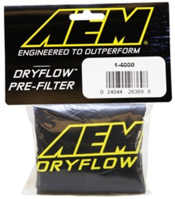 AEM Air Filter Wrap 6 in Base 5 1/4 in Top 5 in Tall - Bull Strap