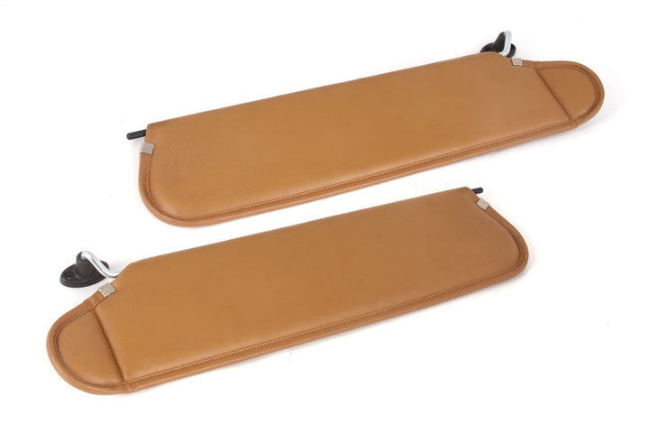 Omix Camel Sunvisor Set For 97-02 Jeep Wrangler TJ - Bull Strap