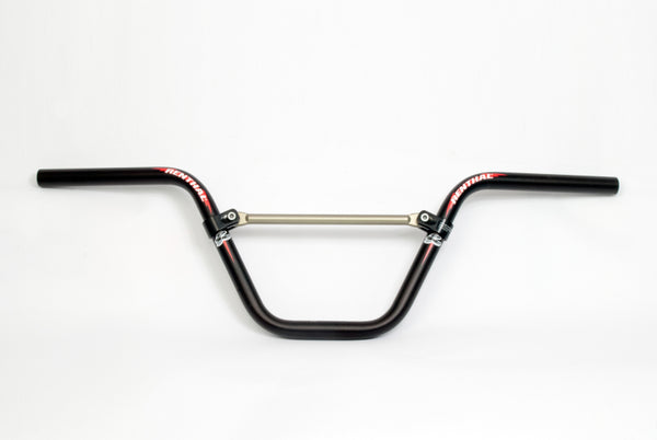 Renthal Moto BMX Handlebar - Black/Aluminum Gold - Bull Strap
