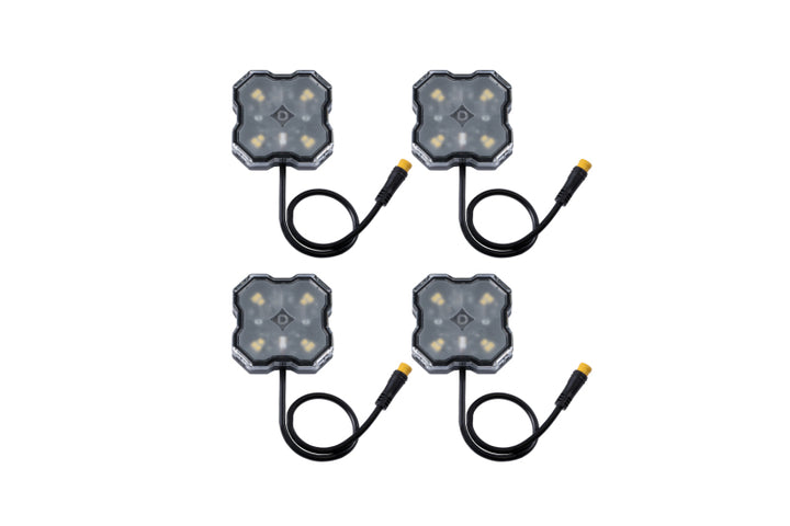 Diode Dynamics Single-Color Rock Light Installer Kit (4-pack) - Bull Strap